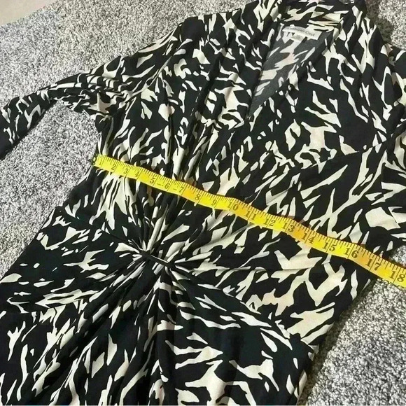 Coldwater Creek Ombre Shift Abstract Front Gather Dress Womens 12 USA - Picture 3 of 9